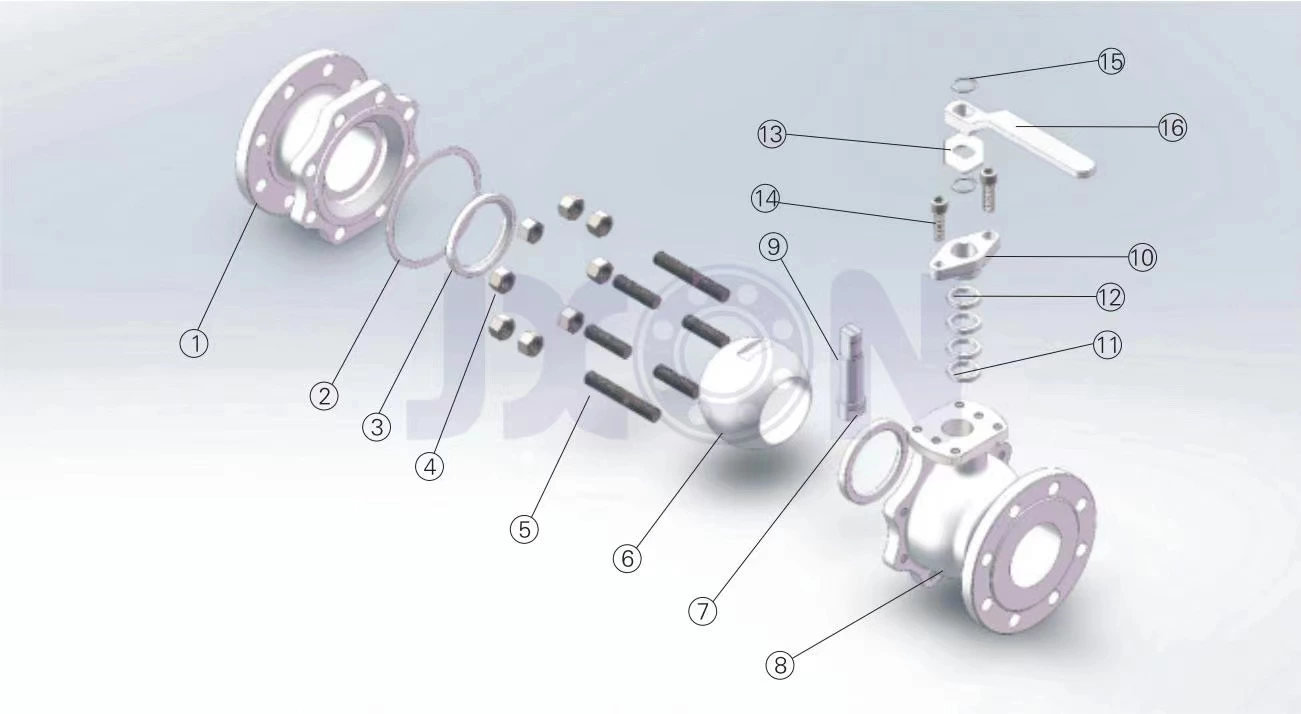 Плавающий шаровой клапан с мягким седлом